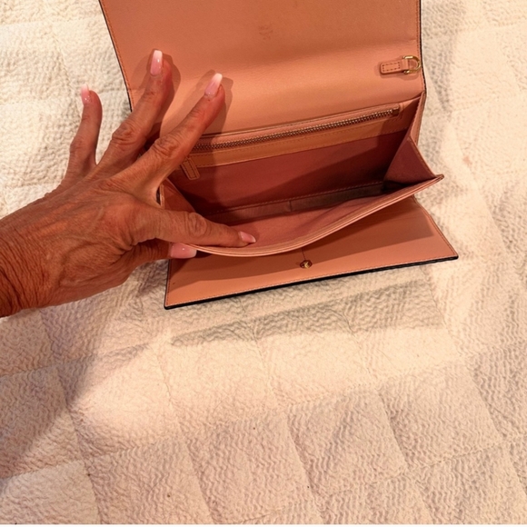 MCM With D-Rings Black Textured Leather Wallet Or Clutch (EUC) - Picture 7 of 16